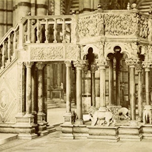 Pulpit, Siena Cathedral, Italy, late 19th or early 20th century