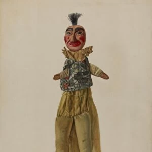 Punch Clown Puppet, c. 1937. Creator: Florian Rokita