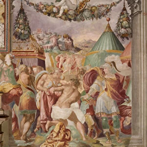 The punishment of the treacherous schoolmaster of Falerii, c. 1544. Artist: Rossi, Francesco, de (1510-1563)
