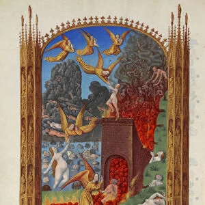The Purified Souls in Purgatory (Les Tres Riches Heures du duc de Berry). Artist: Limbourg brothers (active 1385-1416)