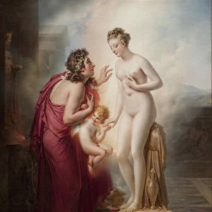 Pygmalion and Galatea, before 1819. Creator: Girodet de Roucy Trioson, Anne Louis (1767-1824)