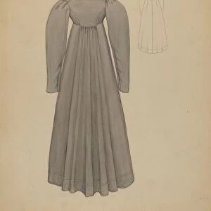 Quaker Dress, c. 1936. Creator: Roberta Spicer