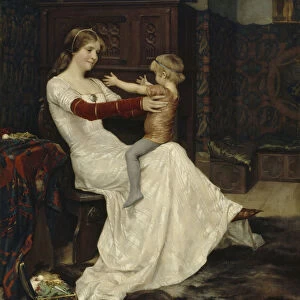 Queen Blanche of Namur. Artist: Edelfelt, Albert Gustaf Aristides (1854-1905)
