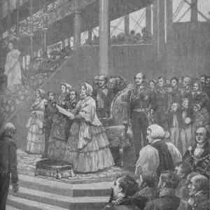 The Queen Opening The Crystal Palace, 1892. Artist: Henry Gillard Glindoni