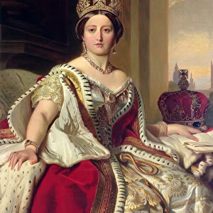 Queen Victoria, 1859. Artist: Franz Xaver Winterhalter