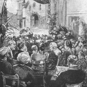 Queen Victoria hearing Cavalleria Rusticana at Windsor, 1891, (1901)