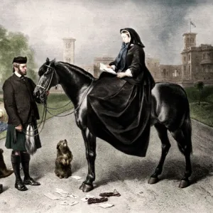 Queen Victoria at Osborne House, 1865 (1906)