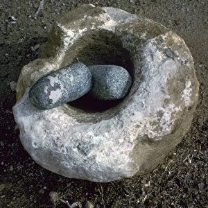 Quern for grinding corn, Neolithic
