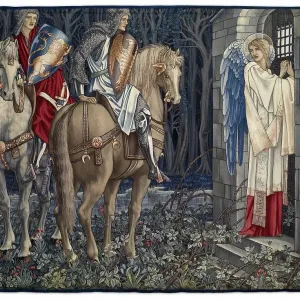 Quest for the Holy Grail Tapestries - Panel 3 - The Failure of Sir Gawaine; Sir Gawaine... 1895-96. Creator: Sir Edward Coley Burne-Jones