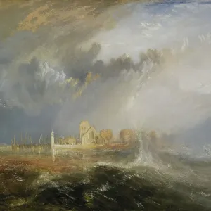 Quillebeuf-sur-Seine, 1833. Creator: Turner, Joseph Mallord William (1775-1851)