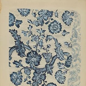 Quilted Bedspread, c. 1936. Creator: Irene Schaefer