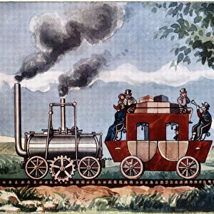 Railroad Project from Jerez de la Fontera to Puerto de Santa Maria, opened to traffic in 1854