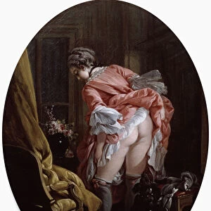 The Raised Skirt, 1742. Artist: Francois Boucher