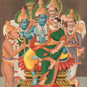 Rampanchayatam (Rams assembly), 1878 (?). Creator: Unknown