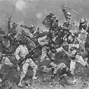 The Rebellion of Arabi Pasha in Egypt, 1882: The Charge at the Battle of Kassassin, (1901)