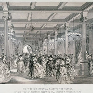 Reception for the Sultan of Turkey, Guildhall, City of London, 1867