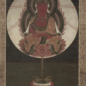 Red Amida, 1300s. Creator: Unknown