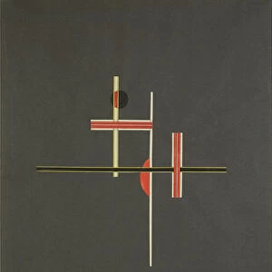 Red and black balance, 1922. Artist: Moholy-Nagy, Laszlo (1895–1946)