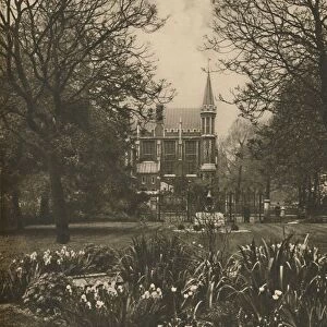 Red Brick Library of Lincolns Inn from New Square, c1935. Creator: King