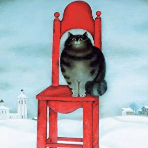 Red chair, 1995. Artist: Khaikin, David
