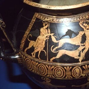 Red figured Nestoris (wine-jar), Lucania, , c390-c380 BC
