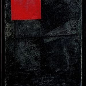 Red square on a black background, 1920-1924