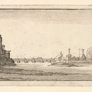 Regensburg, 1652-77. Creator: Wenceslaus Hollar