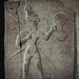 Relief of a Hittite warrior or war-god