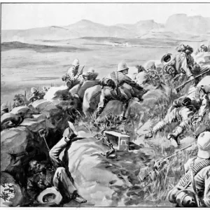 Relief of Ladysmith - the last rush at Hlangwane Hill, 19 February 1900