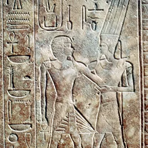 Relief of Queen Hatshepsut in male dress, Temple of Amun, Karnak, Egypt, c1500 BC