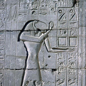 Relief showing Thoth, The Ramesseum, Temple of Rameses II, Luxor, Egypt, c1300 BC