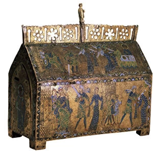 Reliquary with scenes from the Life of Saint Valeria, c1170