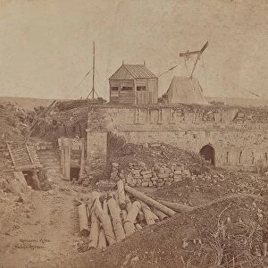 Remains of the Malakoff Tower, 1855-1856. Creator: James Robertson