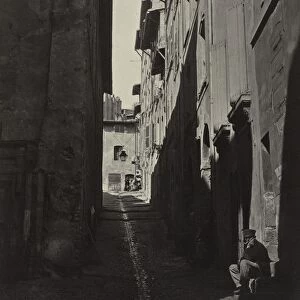 Renovation of the Old City of Marseille, Rue Caves de lOratoire, 1862. Creator: Adolphe Terris