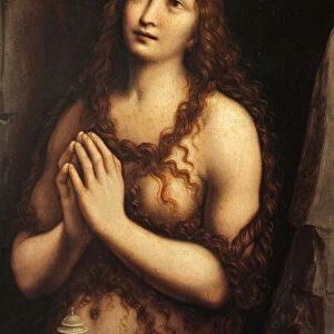 Repentant Mary Magdalene, First Half of 16th cen. Artist: Giampietrino (1 Half of 16th cen. )