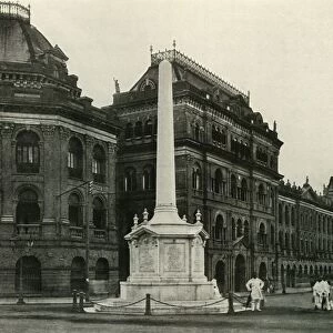 Replica of the Holwell Monument Erected by Lord Curzon, 1925. Creator: Unknown