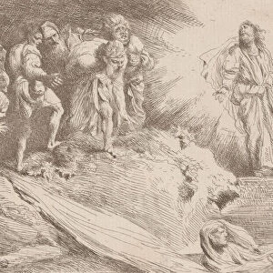 Resurrection of Lazarus, 1645. Creator: Salvatore Castiglione