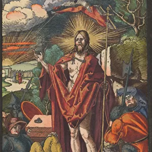 Resurrection, from the Small Woodcut Passion. n. d. Creator: Albrecht Durer