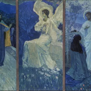 The Resurrection (Triptych). Artist: Nesterov, Mikhail Vasilyevich (1862-1942)