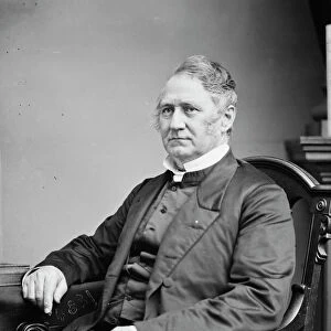 Reverend E. Burr, between 1855 and 1865. Creator: Unknown