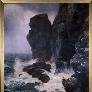 Ribbed and Paled in by Rocks Unscaleable, 1885. Artist: Peter Graham