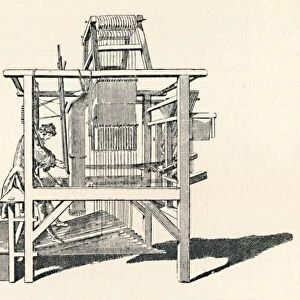 Ribbon Weaver at His Loom, 1747, (1904)