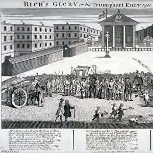 Richs Glory or his Triumphant Entry into Covent-Garden, 1732