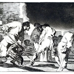 Riddle of Fury, 1819-1823. Artist: Francisco Goya