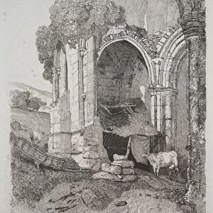 Rievaulx Abbey, Yorkshire, 1810. Creator: John Sell Cotman (British, 1782-1842)