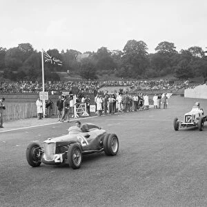 Riley of PW Maclure and ERAs of Raymond Mays and AC Dobson, Imperial Trophy, Crystal Palace, 1939