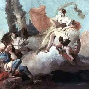 Rinaldo Enchanted by Armida 1742-1745. Artist: Giovanni Battista Tiepolo