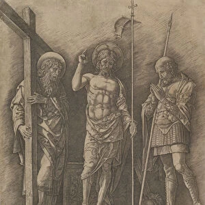 The Risen Christ between Saint Andrew and Saint Longinus, ca. 1472