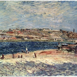 River Banks at Saint-Mammes, 1884. Artist: Alfred Sisley