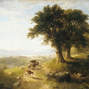 River Scene, 1854. Creator: Asher Brown Durand